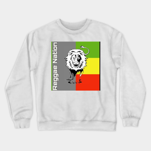 Reggae Nation Crewneck Sweatshirt by Rockers Media